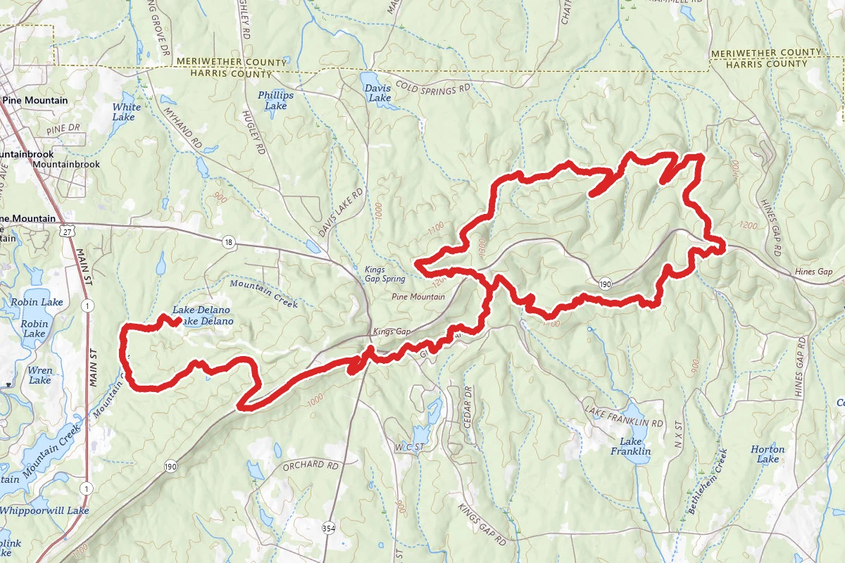 Pine Mountain and Sawtooth Trail Loop
