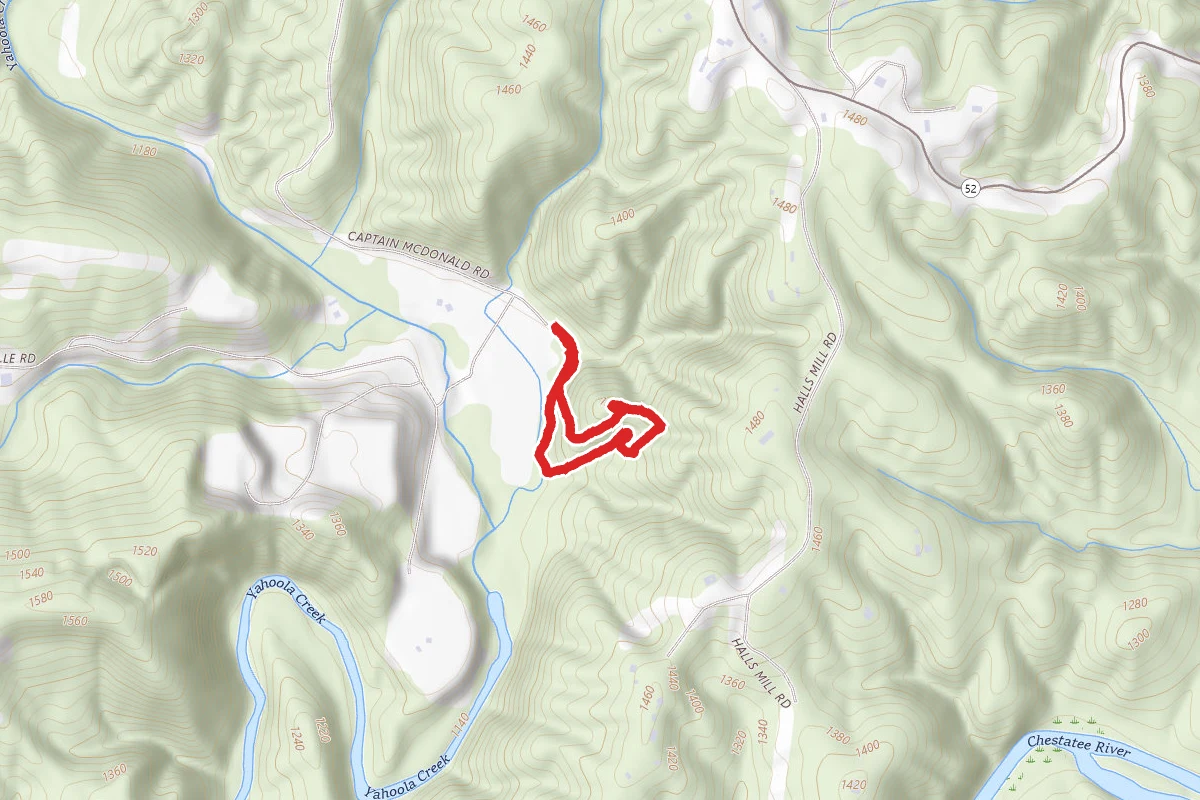Yahoola Creek Park Red Loop