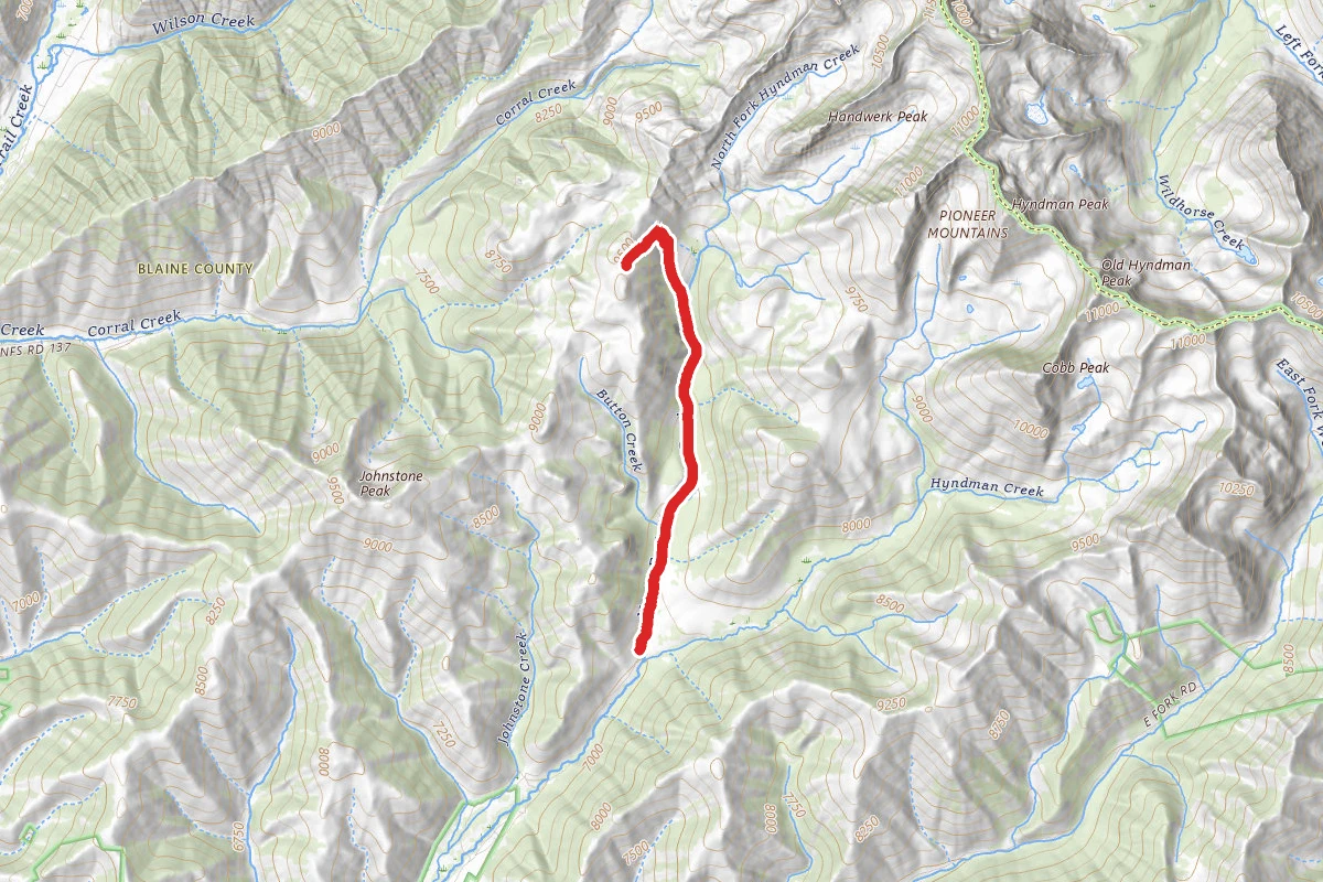 Pioneer Cabin via Hyndman Trailhead