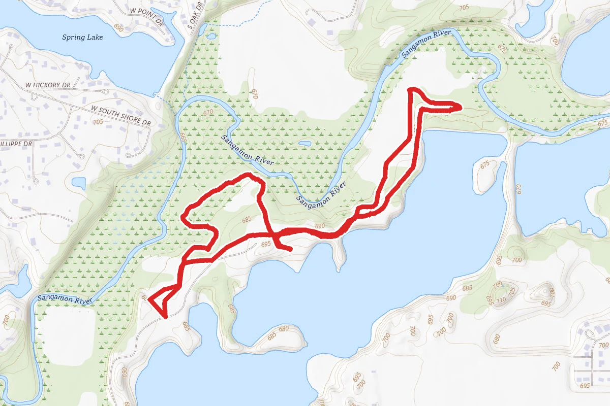 River Bend Forest Preserve Loop