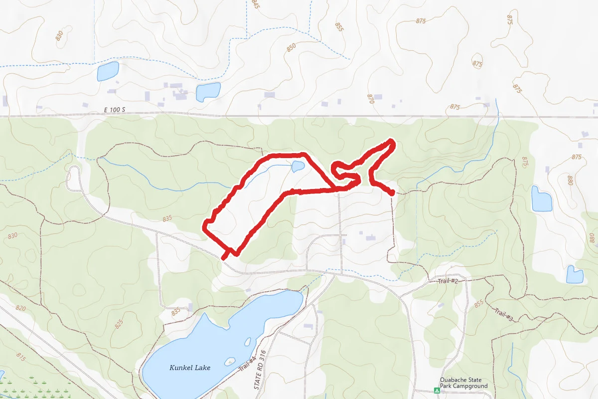 Oubache State Park Buffalo Pen Loop