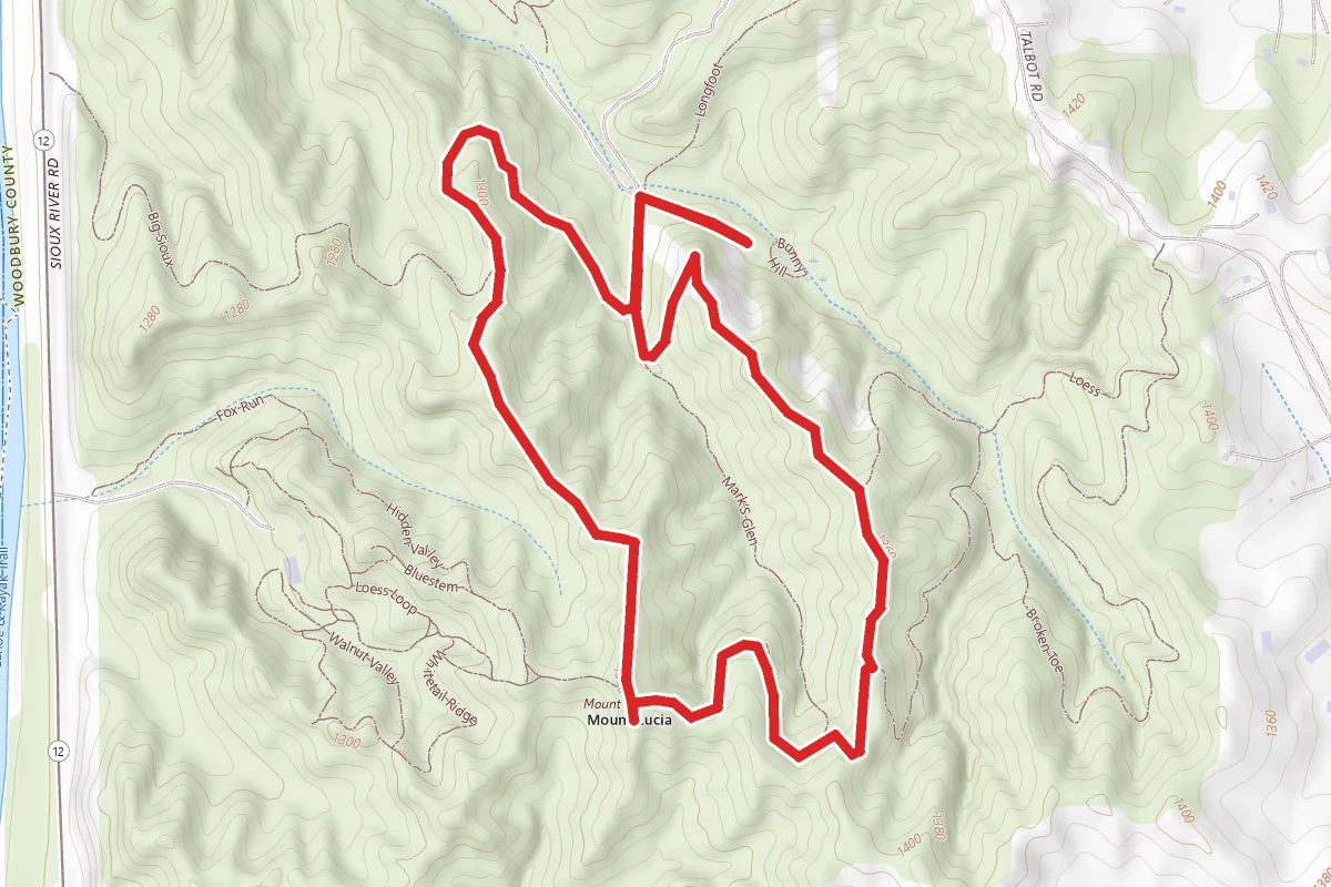 Mt. Lucia and Ruth's Ridge Trail Loop