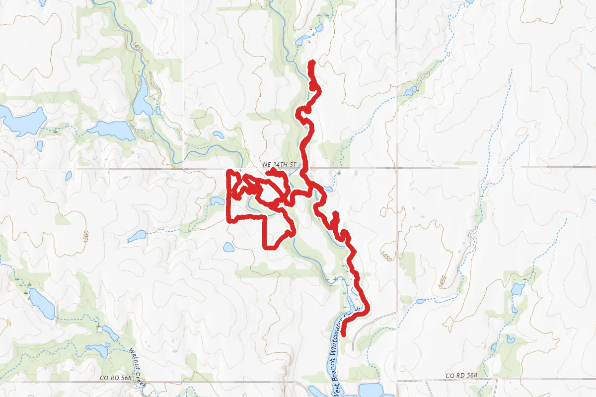 Harvey County East Park and Osage Nature Trail Loop