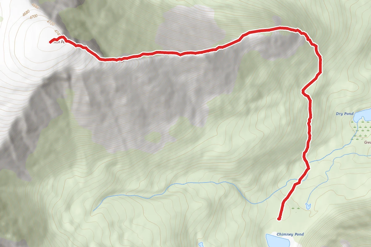 Hamlin Peak via Chimney Pond Campground