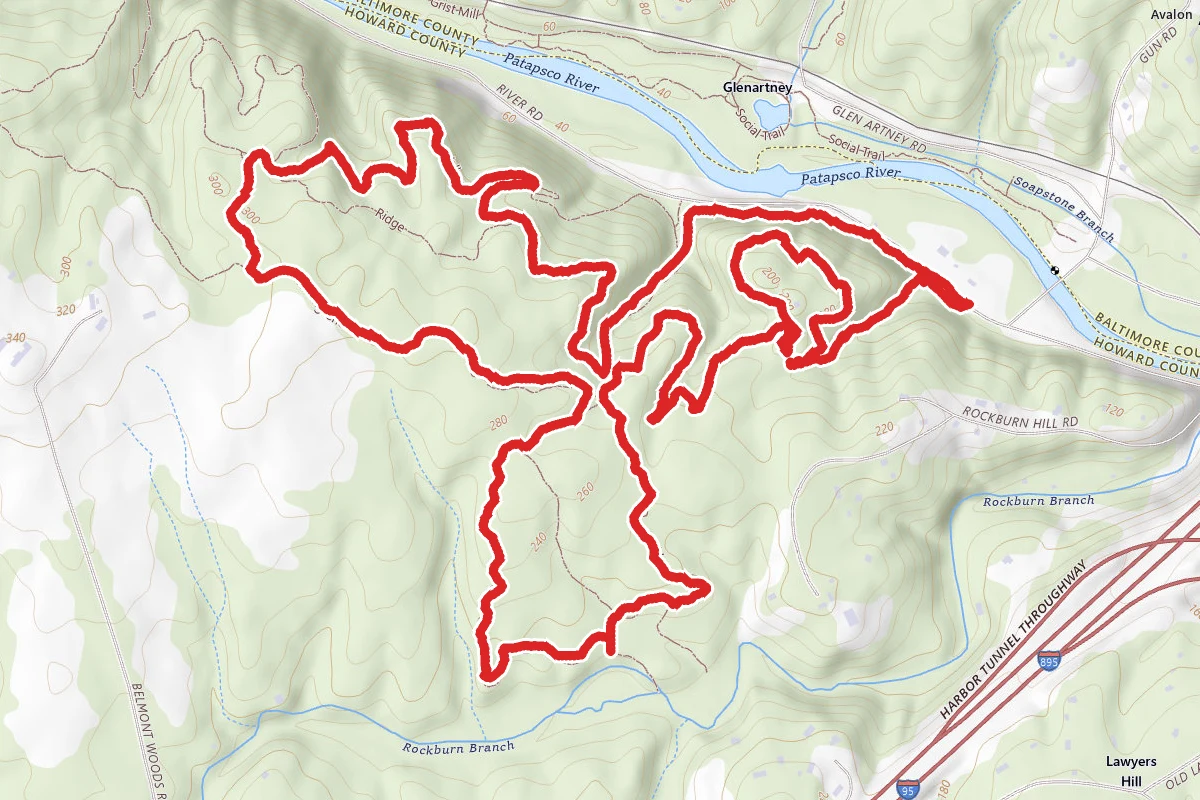 Rockburn Branch Purple, Morning Choice, Valley View and Ridge Trail