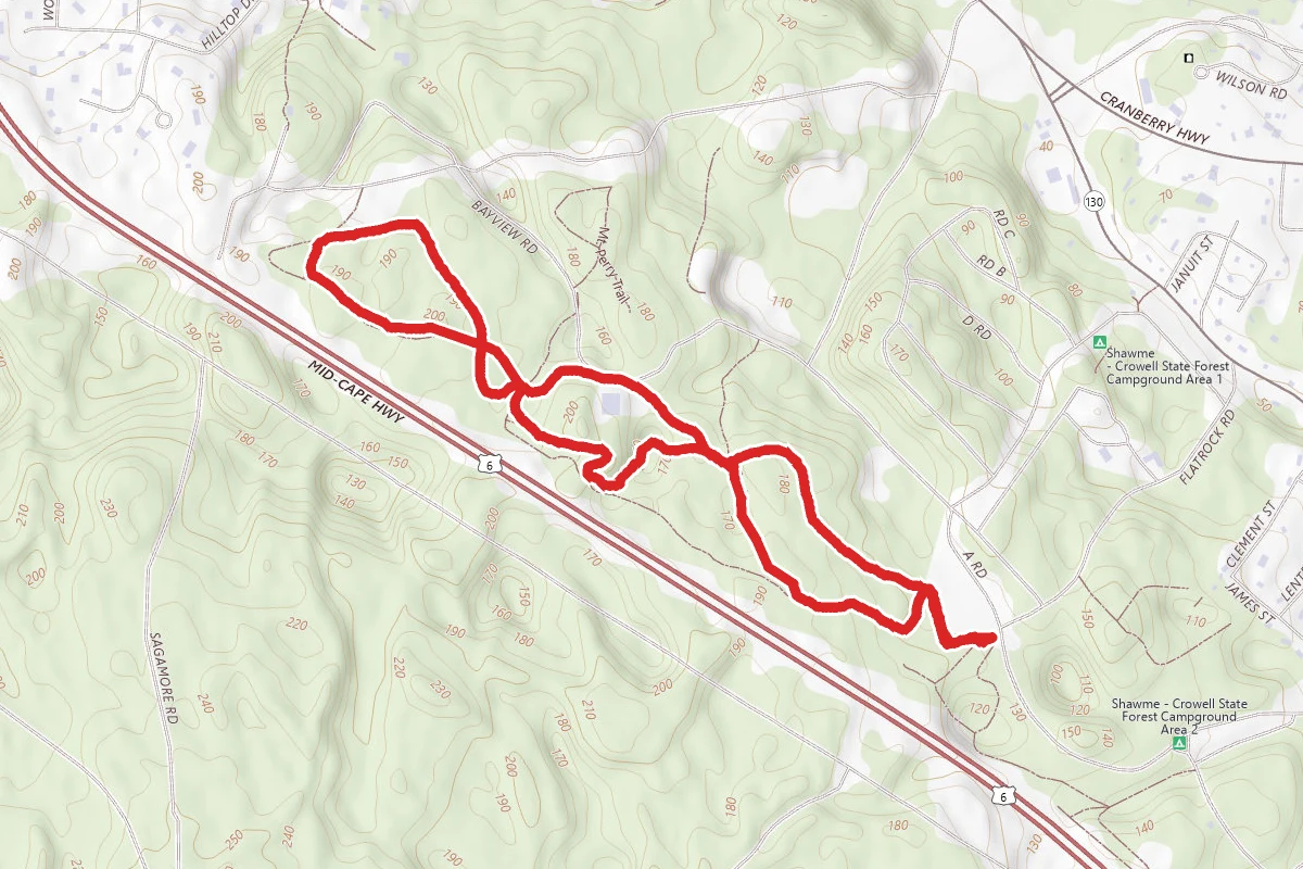 Deer Run, Red Fox, Robins Nest, Rocky Way, Smokey Passage, Pinecone, Skunk Hollow