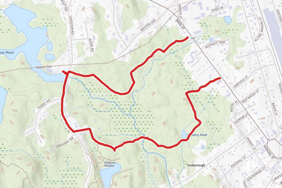 Cocasset Brook Greenbelt Loop