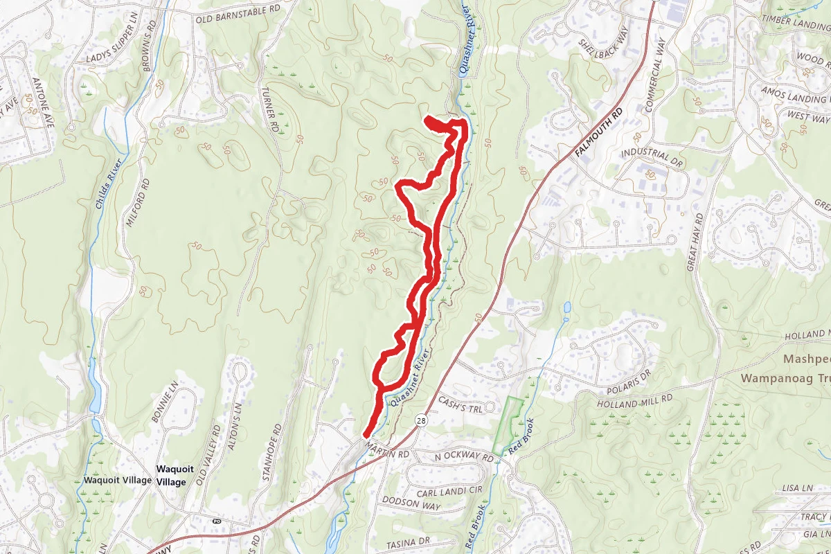 Quashnet River Area