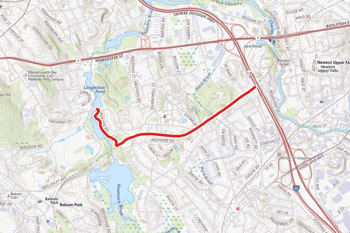 Aqueduct Trail via Charles River Path