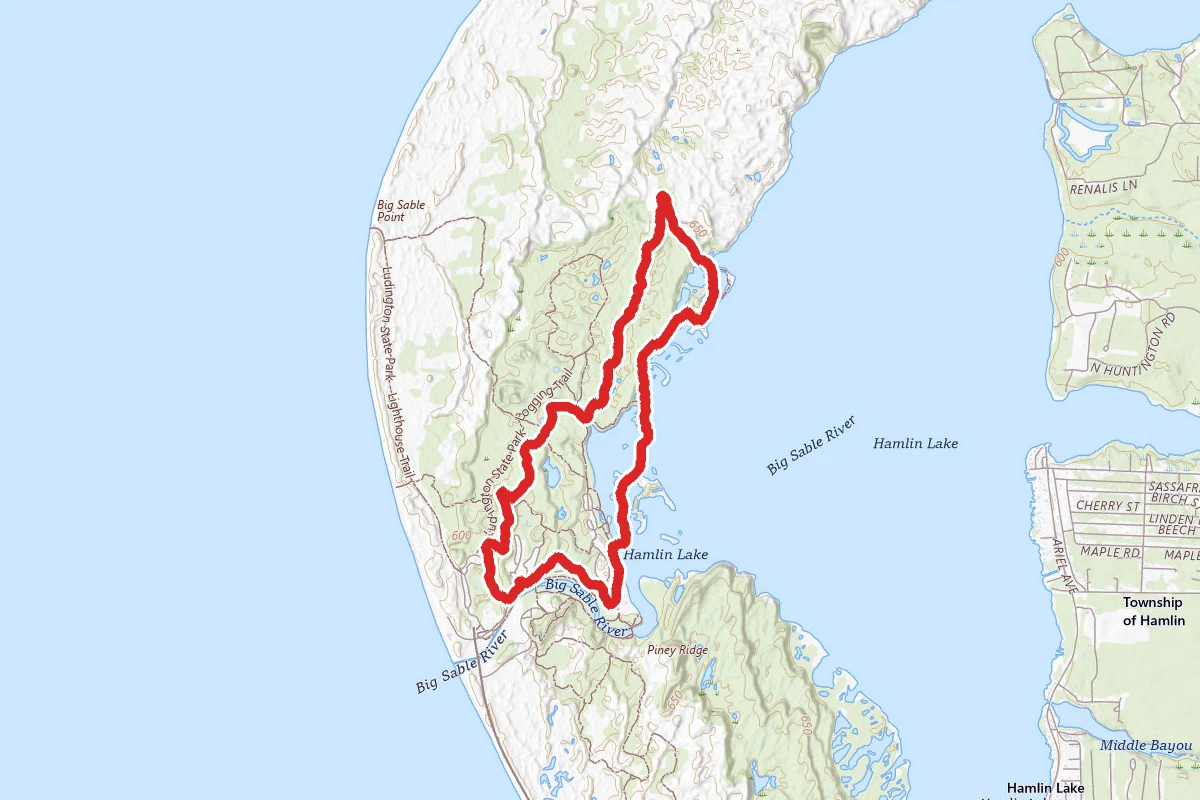 Ridge Trail and Island Trail Loop
