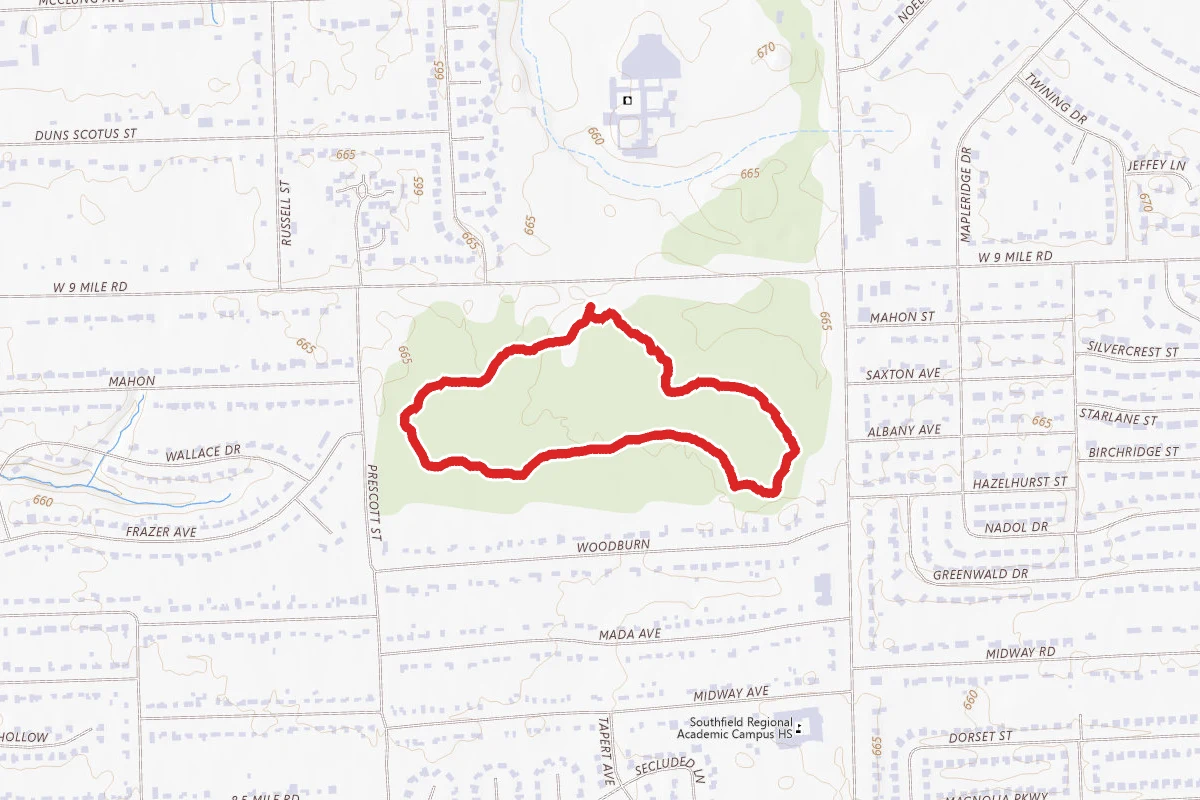 Bauervic Woods Park Loop
