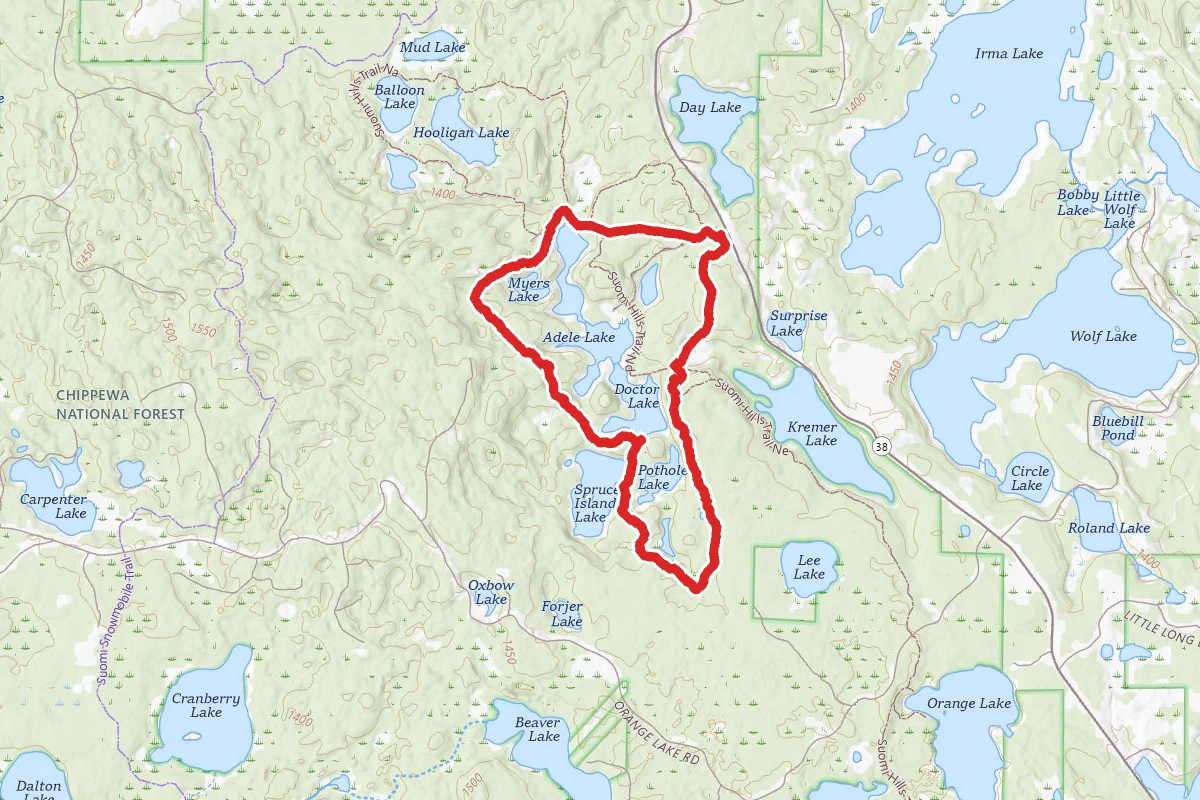 Spruce Island Lake Trail