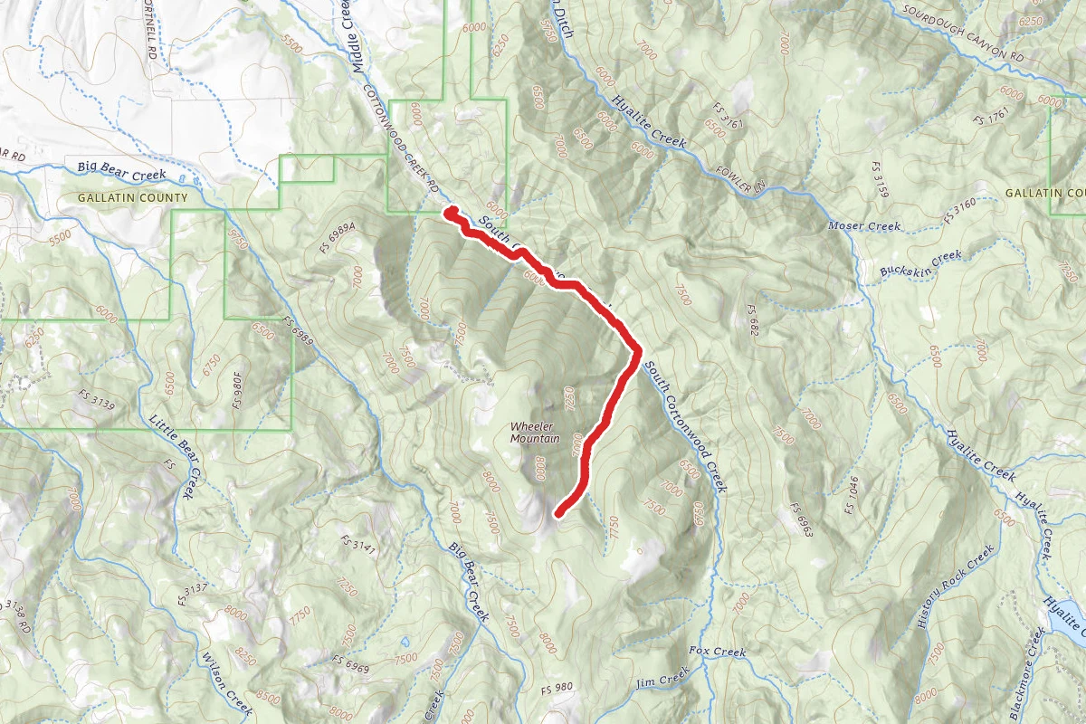 Wheeler Gulch Trail