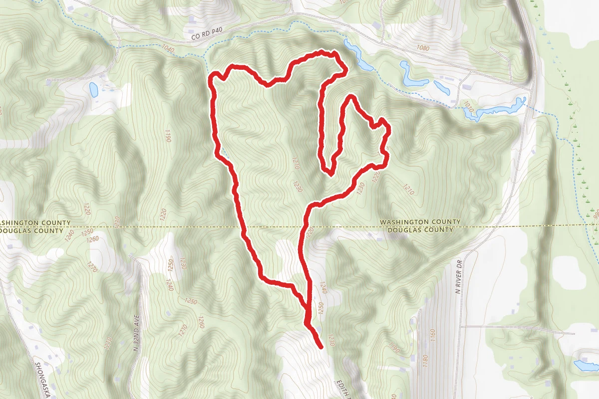 Neale, Columbine, Settlers, Deer, Raccoon and Jones Trail Loop