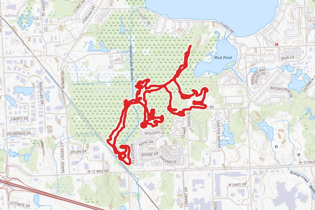 Lakeshore Park (Novi Tree Farm) Trail
