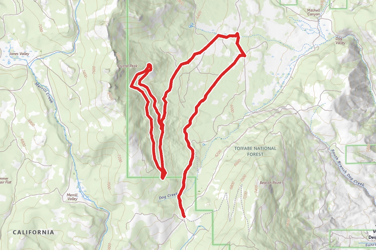 Crystal Peak OHV Trail