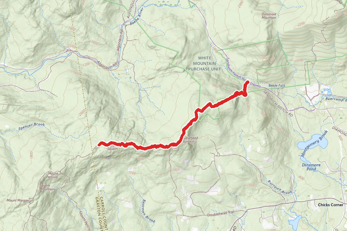 Mount Squam via Ridgepole Trail