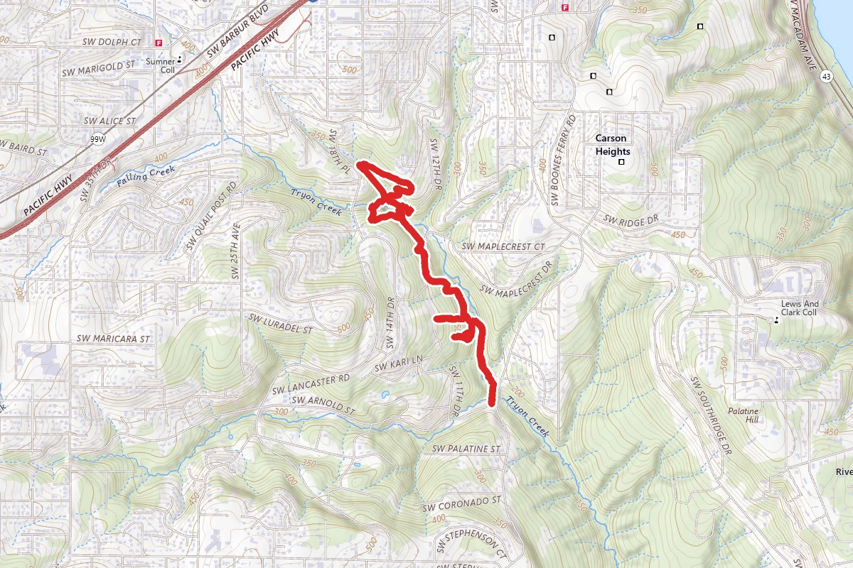 Marshall Park Trail