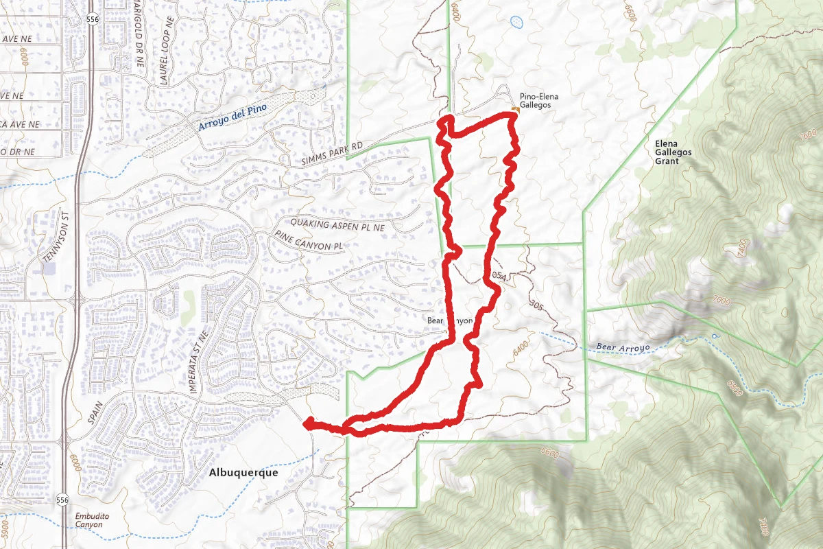 Michial M. Emery, Trail #365 and Foothill Trail North Loop