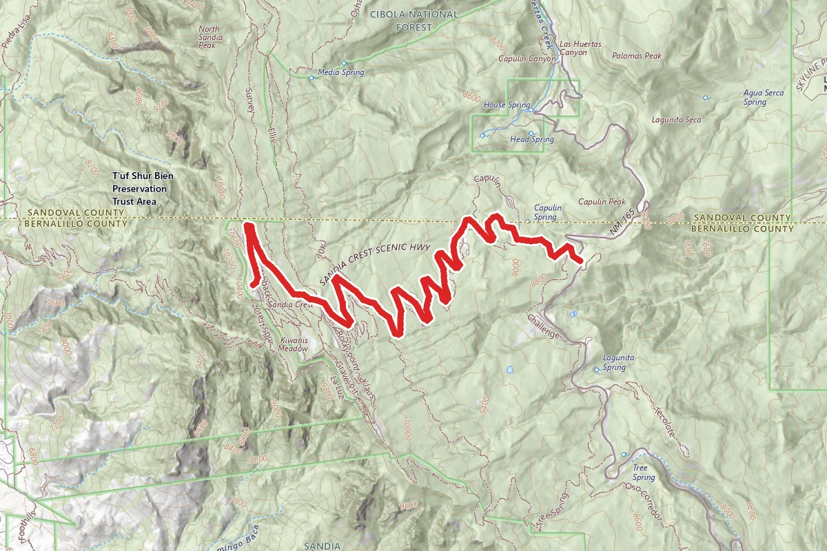 Sandia Crest Byway