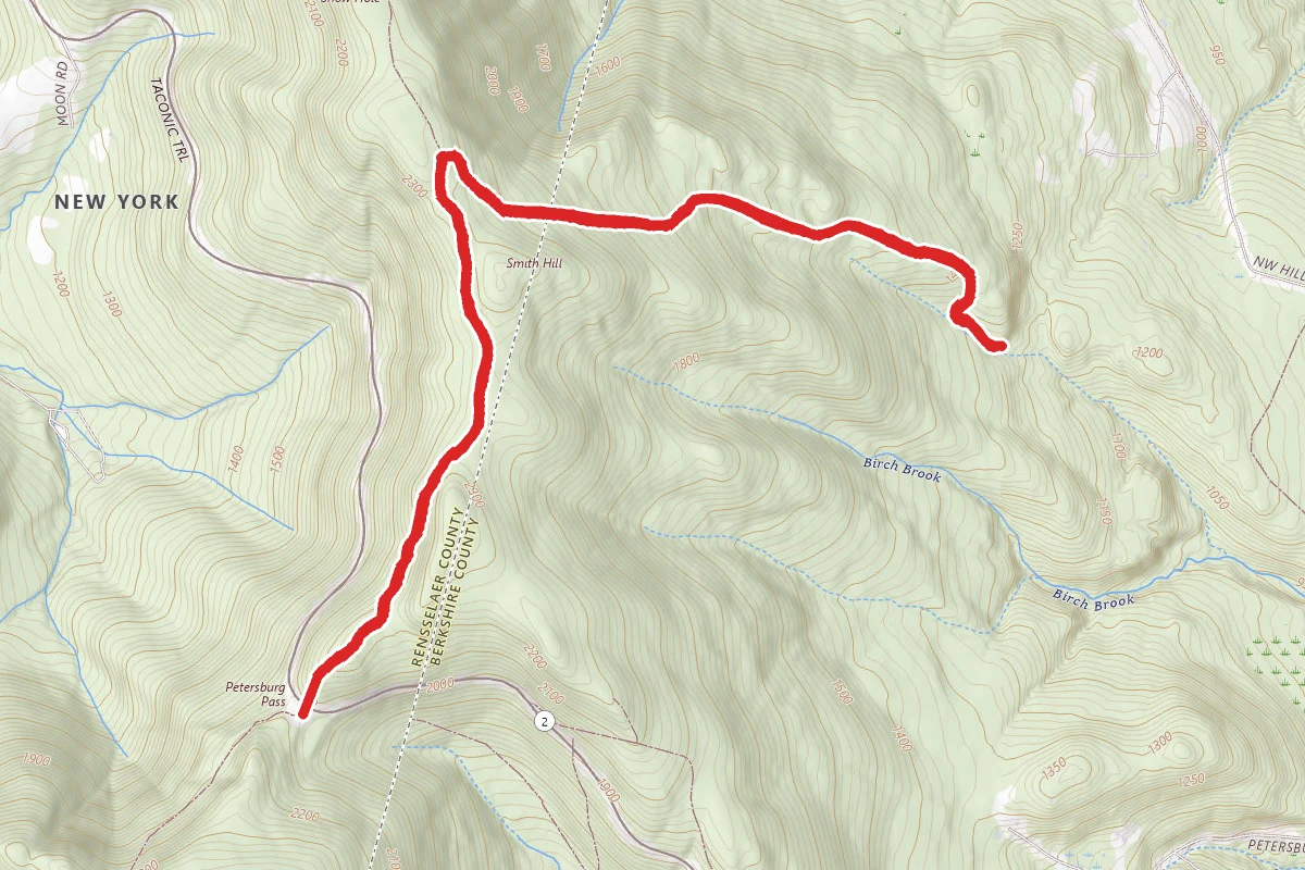 Birch Brook Trail via Taconic Crest Trail