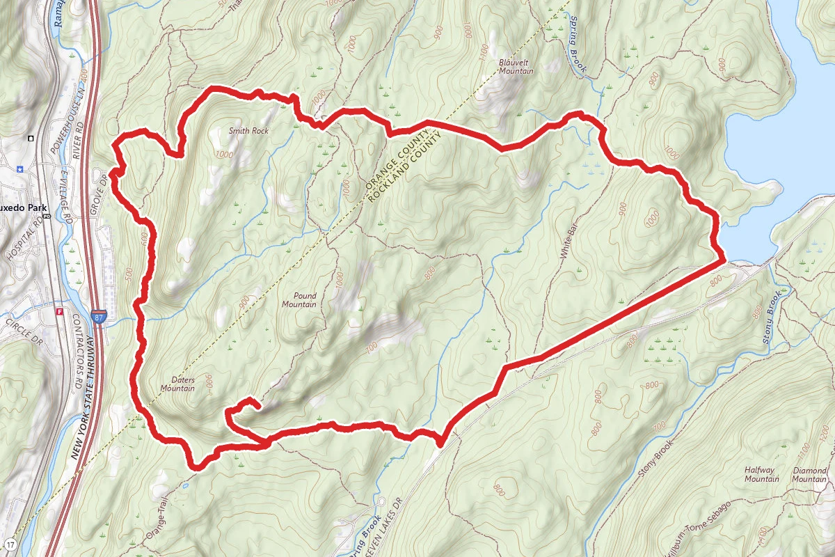 Tuxedo Loop to Lake Sebago