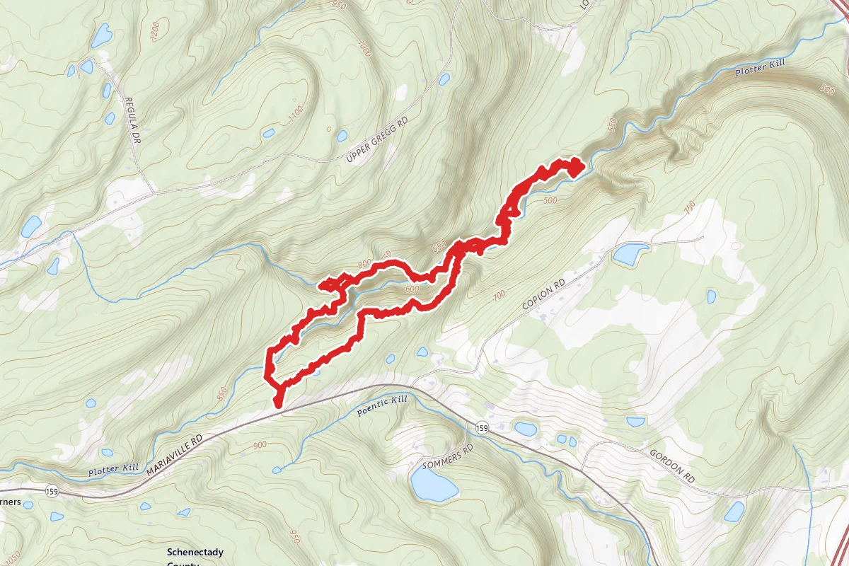 Sergeant Falls Side Trail (Yellow)