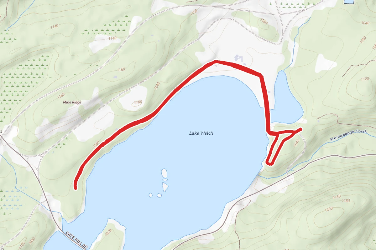 Lake Welch Beach Trail