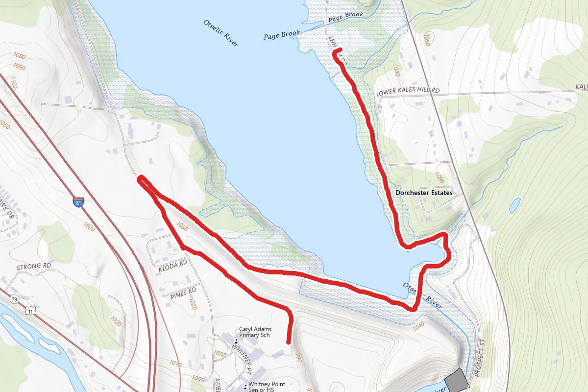 Whitney Point Lake Trail