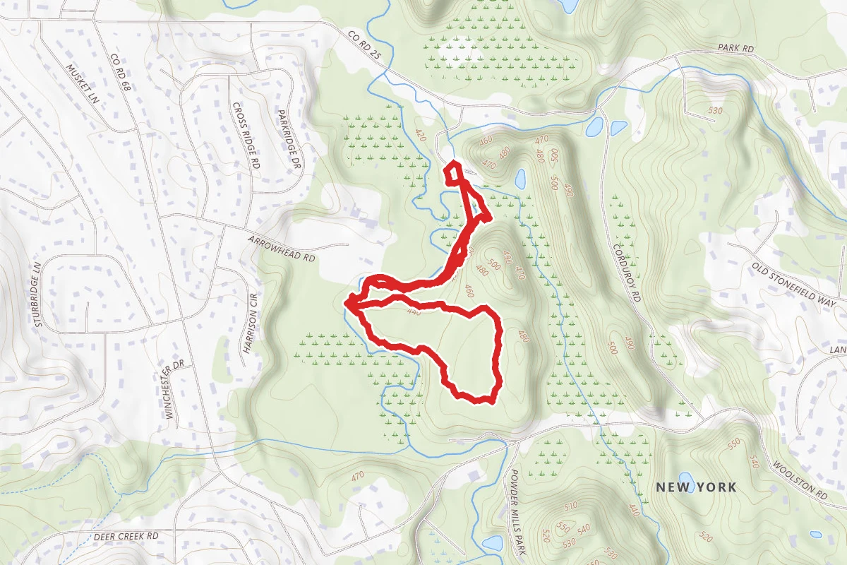 Powder Mills Creek Trail