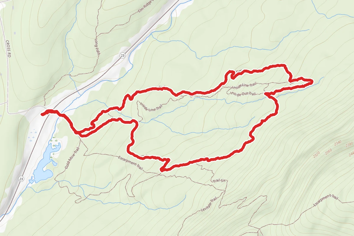 Inside Line Trail and Outer Loop North Trails