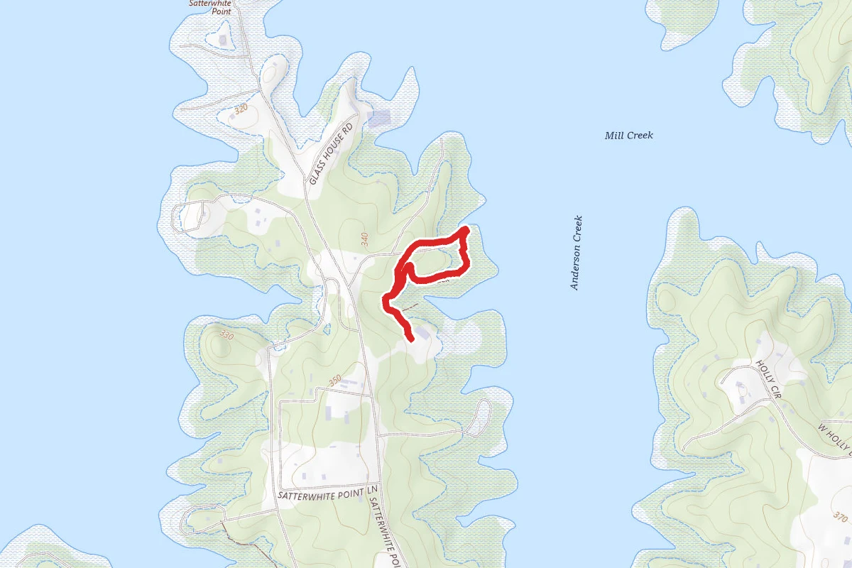 Satterwhite Point Recreation Area Loop