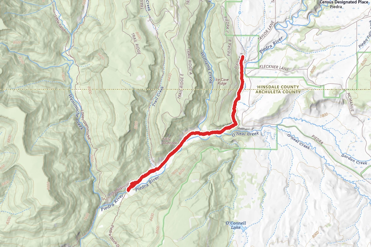 Piedra River Trail