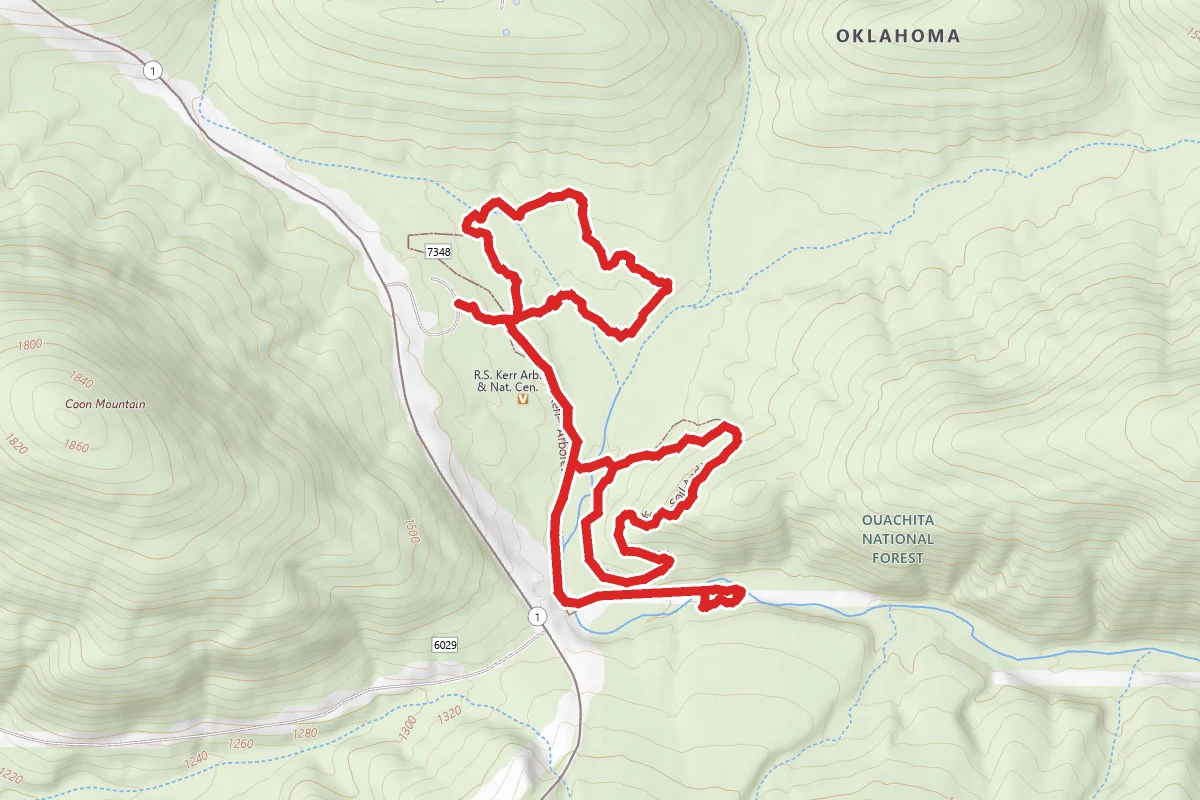 The Soil and You to Arboretum Trail to Struggle for Survival Loop