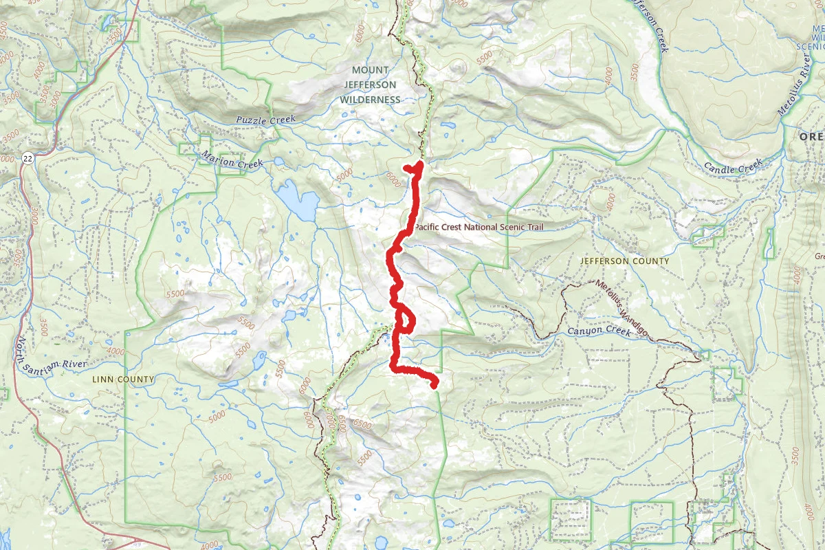 South Cinder Peak via Pacific Crest Trail