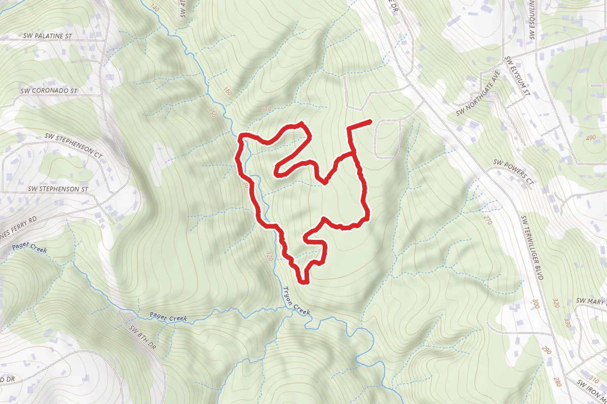 Old Main, Big Fir, Middle Creek, Maple Ridge Loop