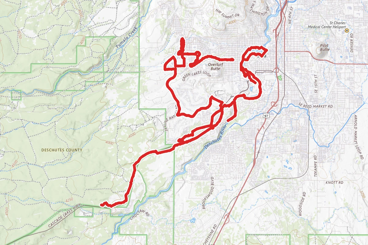 Bend Marathon Course