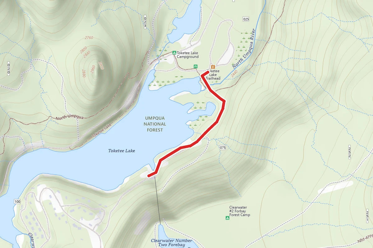 Toketee Lake Trail