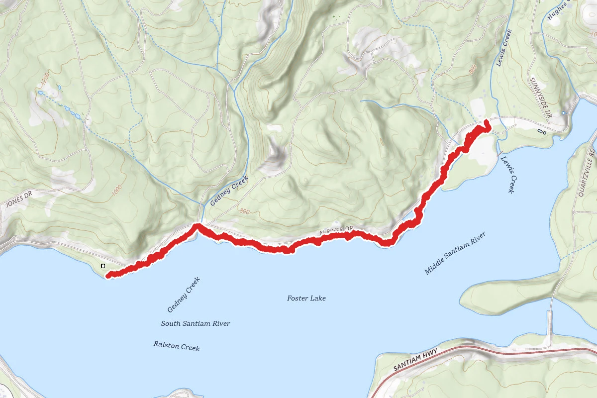 North Foster Lake Trail