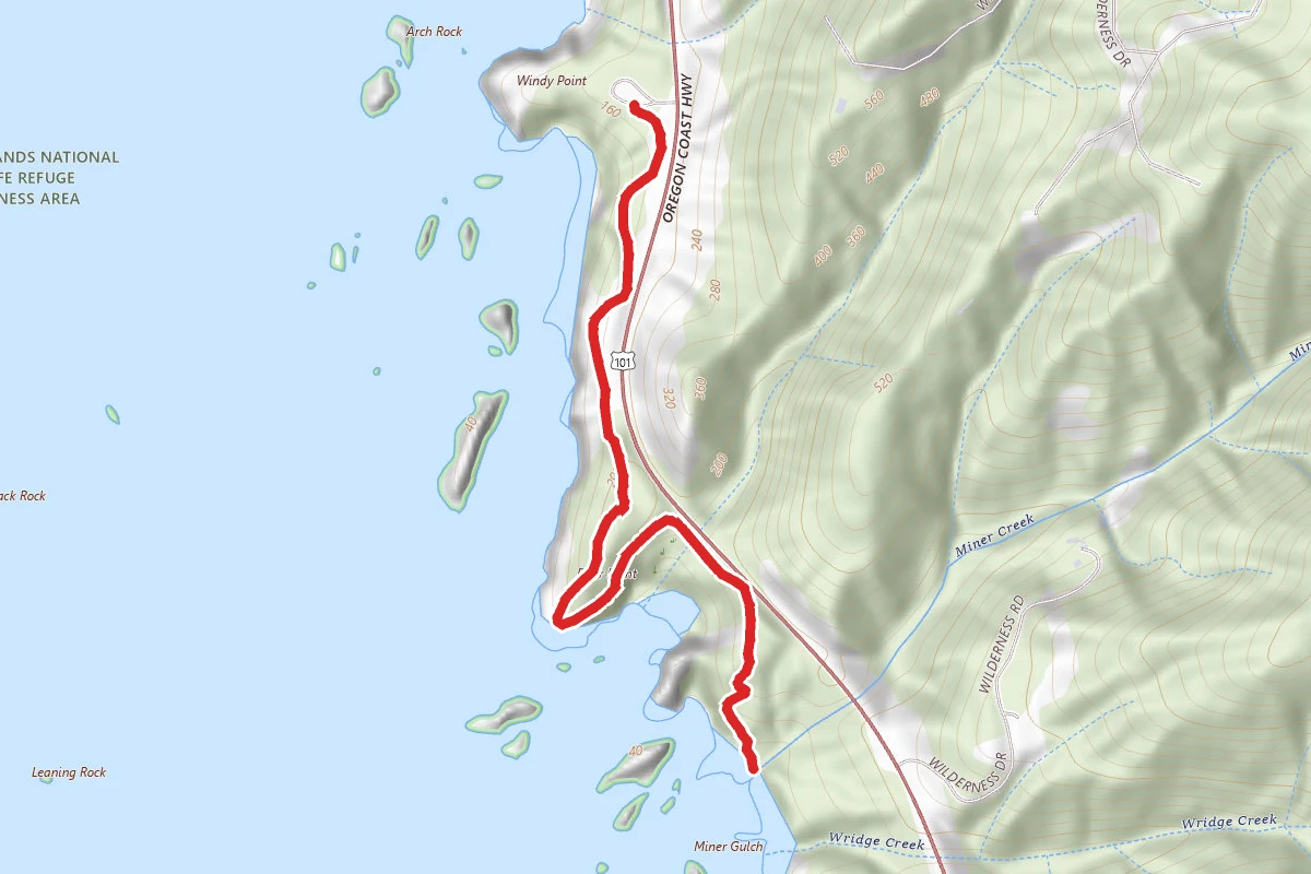 Arch Rock to Secret Beach