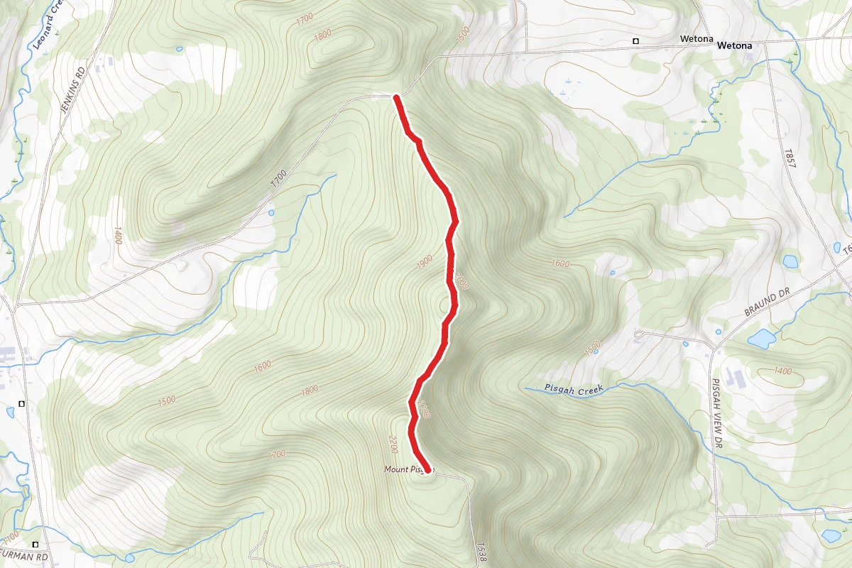 Mount Pisgah Summit Trail