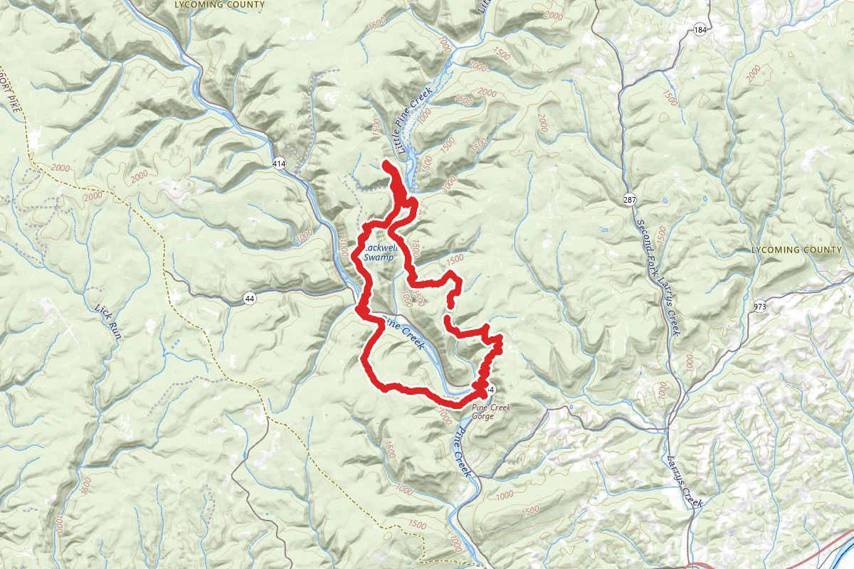 Tiadaghton, Tower, Ramsey and Mid-State Trail