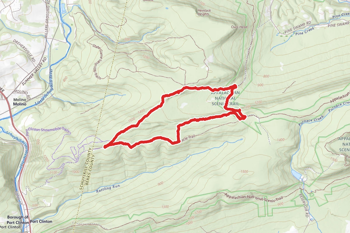 Appalachian and Fire Break Trail Loop