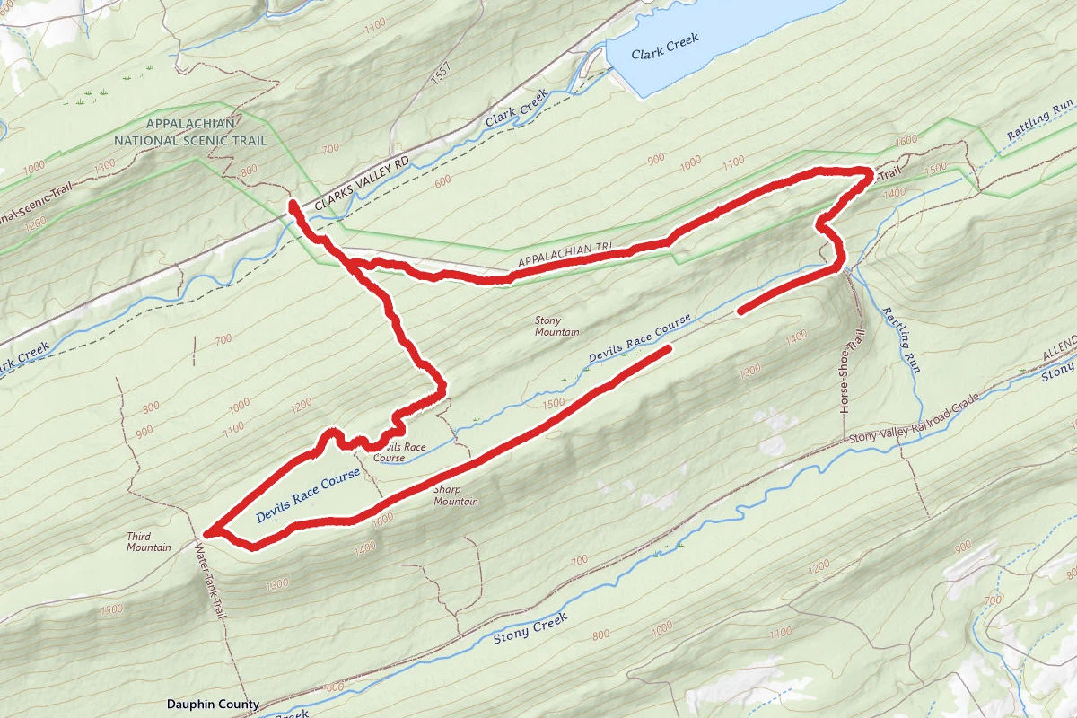 Horse Shoe, Stage Coach and H Knauber Loop