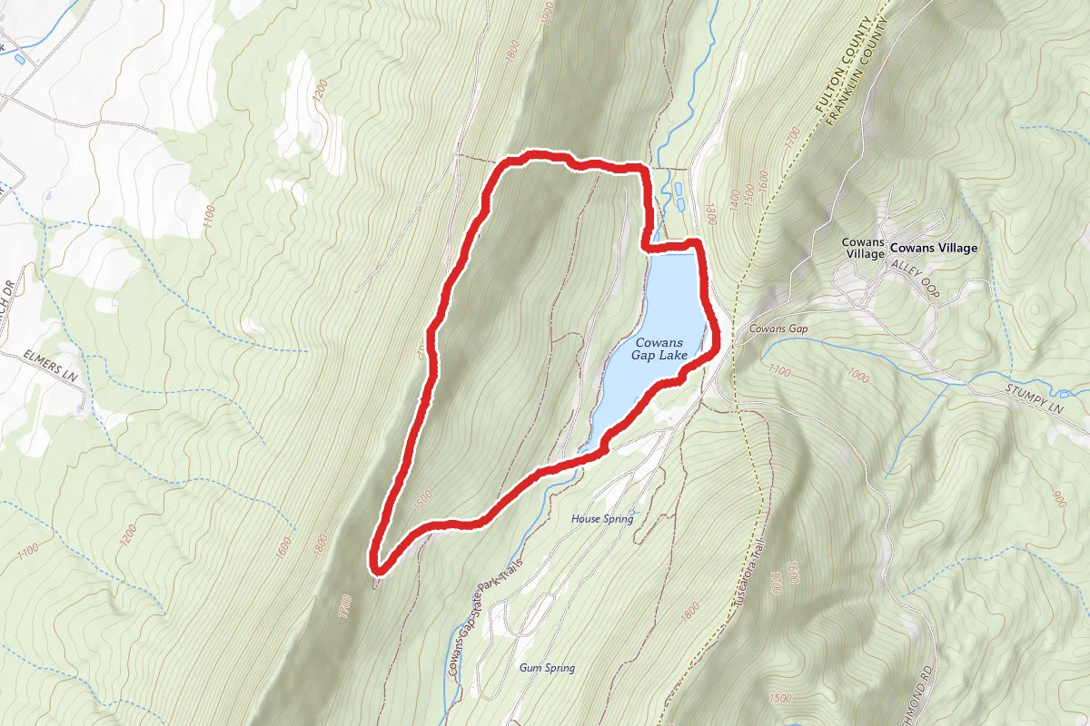 Tuscarora, Horseshoe, and Standing Stone Trail Loop
