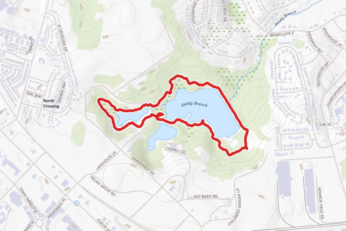 Clemson Sandhills Lake Loop