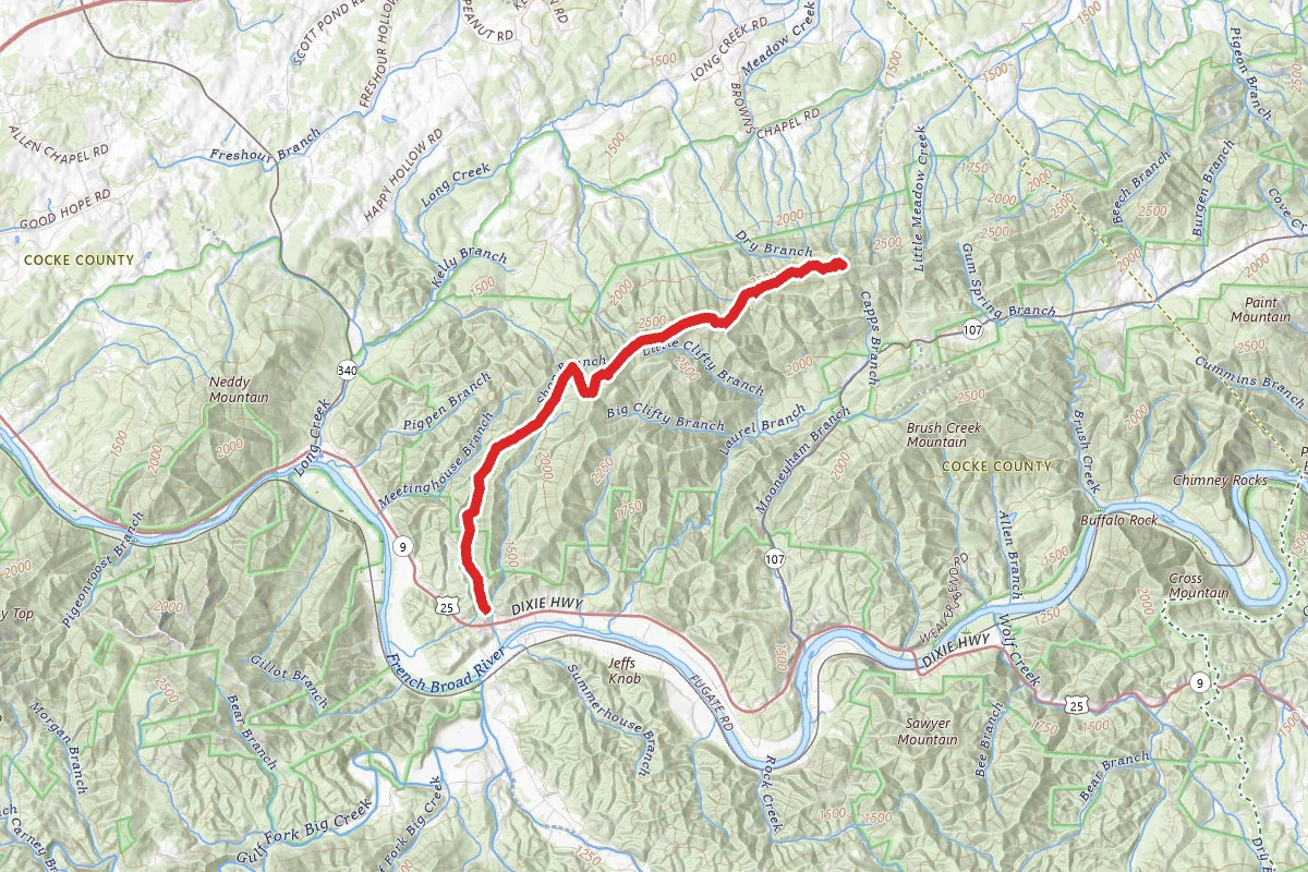 Meadow Creek Mountain Trail