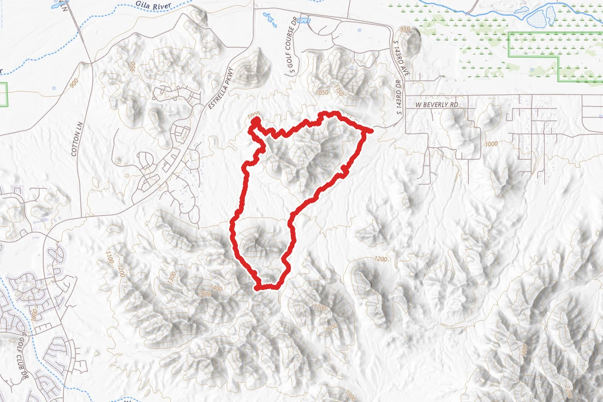 Rainbow Valley to Toothaker Loop Trail