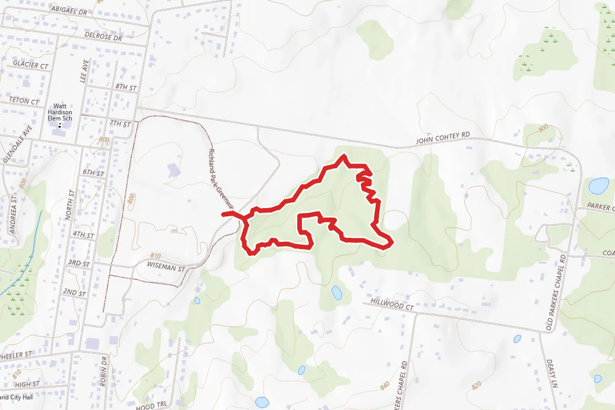 Richland Park Mountain Bike Loop