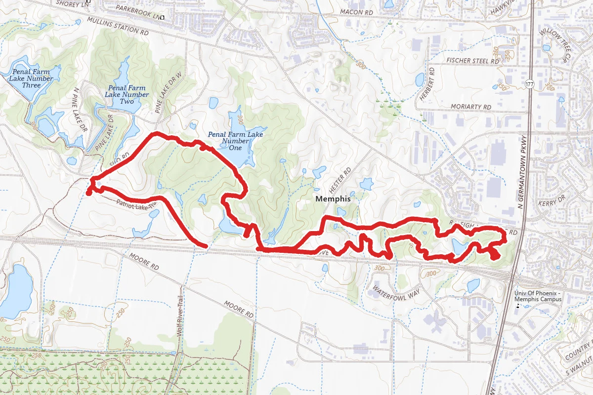 Tour de Wolf from Pine Lake